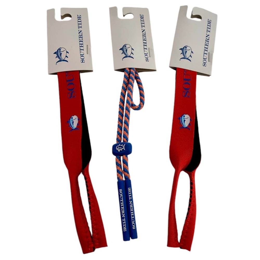 NWT Bundle of 3 Southern Tide Skipjack Unisex Sunglass Straps Croakies